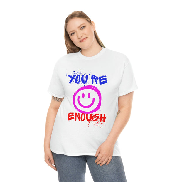 You Are Enough Slogan t-shirt, Empowerment t-shirt, Cotton t-shirt, Women's t-shirt, Bold t-shirt, Casual t-shirt CE Digital Gift Store