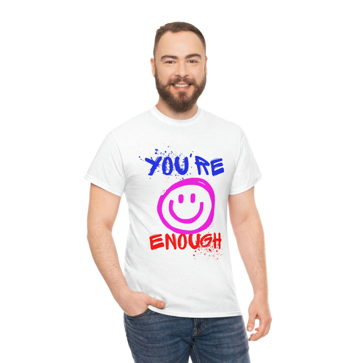 You Are Enough Slogan t-shirt, Empowerment t-shirt, Cotton t-shirt, Women's t-shirt, Bold t-shirt, Casual t-shirt CE Digital Gift Store