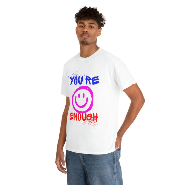 You Are Enough Slogan t-shirt, Empowerment t-shirt, Cotton t-shirt, Women's t-shirt, Bold t-shirt, Casual t-shirt CE Digital Gift Store