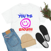 You Are Enough Slogan t-shirt, Empowerment t-shirt, Cotton t-shirt, Women's t-shirt, Bold t-shirt, Casual t-shirt CE Digital Gift Store