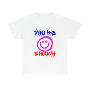 You Are Enough Slogan t-shirt, Empowerment t-shirt, Cotton t-shirt, Women's t-shirt, Bold t-shirt, Casual t-shirt CE Digital Gift Store