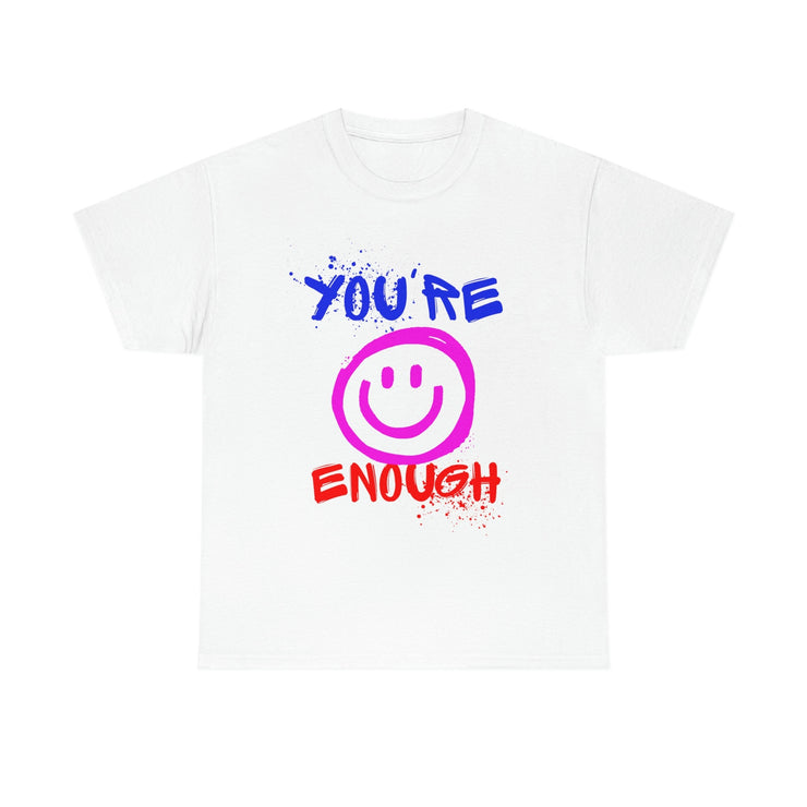 You Are Enough Slogan t-shirt, Empowerment t-shirt, Cotton t-shirt, Women's t-shirt, Bold t-shirt, Casual t-shirt CE Digital Gift Store