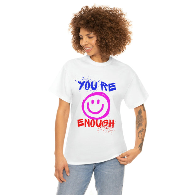 You Are Enough Slogan t-shirt, Empowerment t-shirt, Cotton t-shirt, Women's t-shirt, Bold t-shirt, Casual t-shirt CE Digital Gift Store