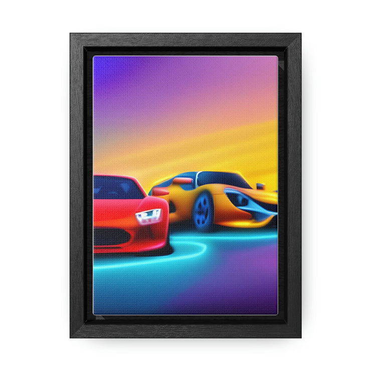 A Glimpse into the Future: Futuristic Sports Car Canvas Wrap, Modern Art, Abstract Art, Wall Art CE Digital Gift Store