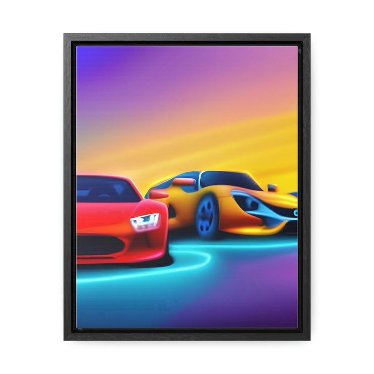 A Glimpse into the Future: Futuristic Sports Car Canvas Wrap, Modern Art, Abstract Art, Wall Art CE Digital Gift Store