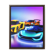 A Glimpse into the Future: Futuristic Sports Car Canvas Wrap, Modern Art, Abstract Art, Wall Art CE Digital Gift Store