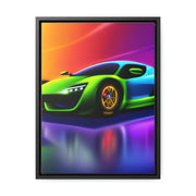 A Glimpse into the Future: Futuristic Sports Car Canvas Wrap, Modern Art, Abstract Art, Wall Art CE Digital Gift Store