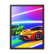 A Glimpse into the Future: Futuristic Sports Car Canvas Wrap, Modern Art, Abstract Art, Wall Art CE Digital Gift Store