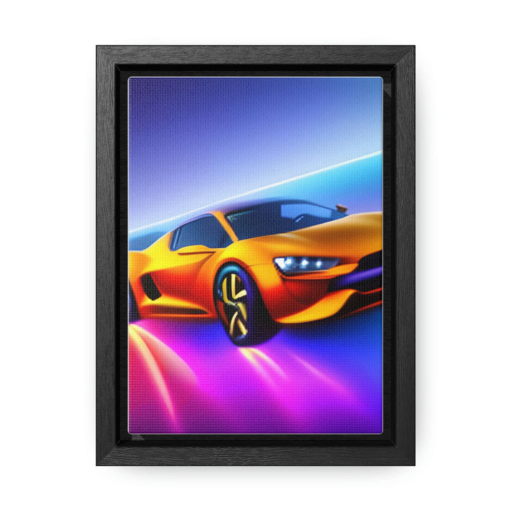 A Glimpse into the Future: Futuristic Sports Car Canvas Wrap, Modern Art, Abstract Art, Wall Art CE Digital Gift Store