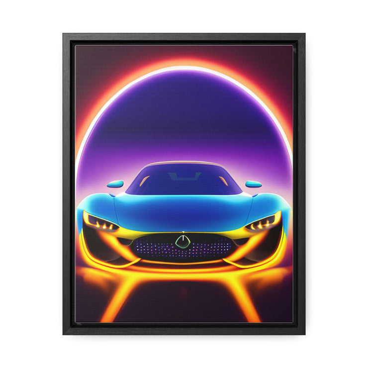 A Glimpse into the Future: Futuristic Sports Car Canvas Wrap, Modern Art, Abstract Art, Wall Art CE Digital Gift Store