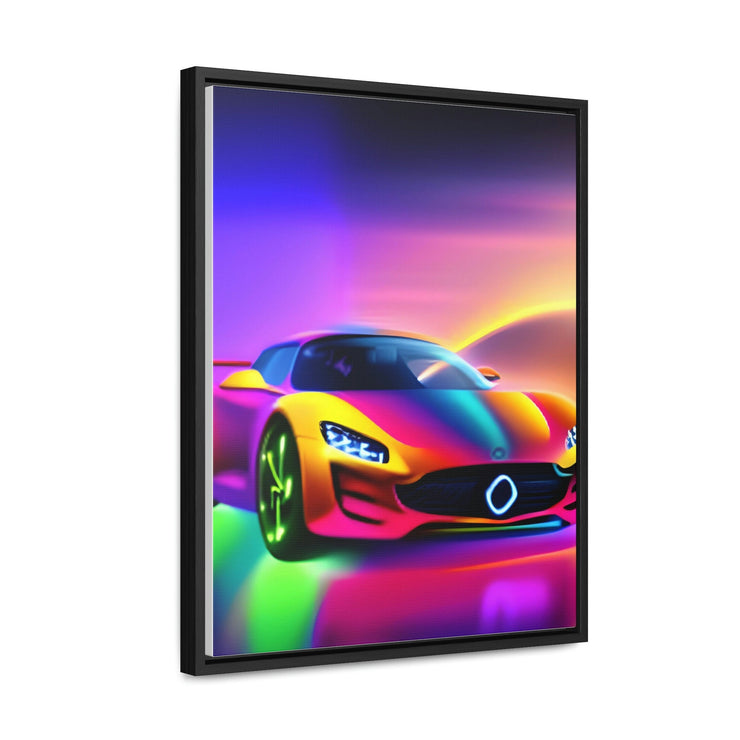 A Glimpse into the Future: Futuristic Sports Car Canvas Wrap, Modern Art, Abstract Art, Wall Art CE Digital Gift Store