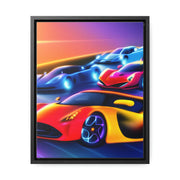 A Glimpse into the Future: Futuristic Sports Car Canvas Wrap, Modern Art, Abstract Art, Wall Art CE Digital Gift Store