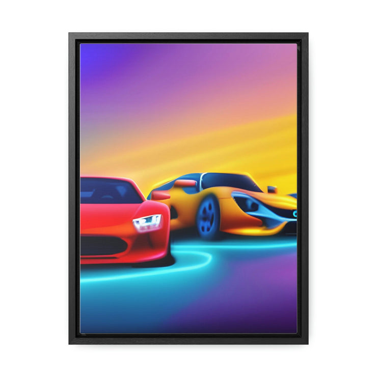 A Glimpse into the Future: Futuristic Sports Car Canvas Wrap, Modern Art, Abstract Art, Wall Art CE Digital Gift Store