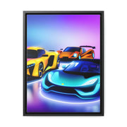 A Glimpse into the Future: Futuristic Sports Car Canvas Wrap, Modern Art, Abstract Art, Wall Art CE Digital Gift Store