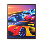 A Glimpse into the Future: Futuristic Sports Car Canvas Wrap, Modern Art, Abstract Art, Wall Art CE Digital Gift Store