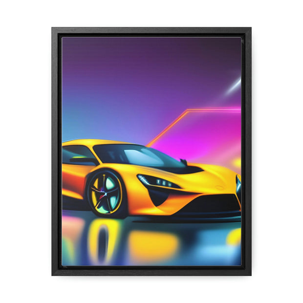 A Glimpse into the Future: Futuristic Sports Car Canvas Wrap, Modern Art, Abstract Art, Wall Art CE Digital Gift Store