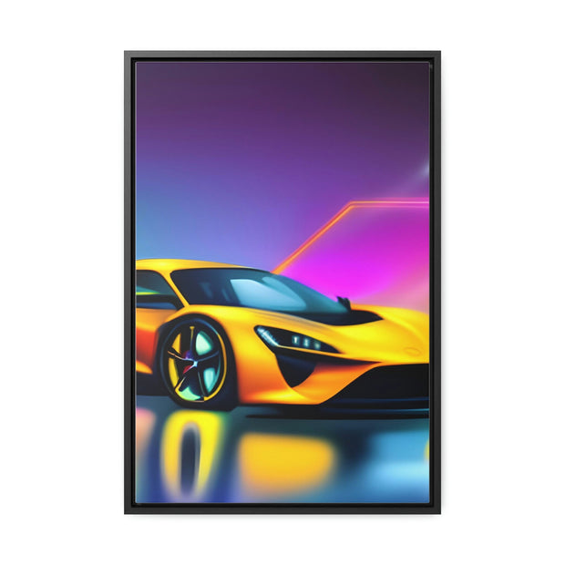 A Glimpse into the Future: Futuristic Sports Car Canvas Wrap, Modern Art, Abstract Art, Wall Art CE Digital Gift Store