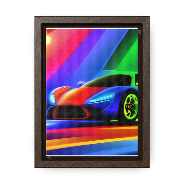 A Glimpse into the Future: Futuristic Sports Car Canvas Wrap, Modern Art, Abstract Art, Wall Art CE Digital Gift Store