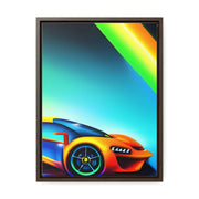 A Glimpse into the Future: Futuristic Sports Car Canvas Wrap, Modern Art, Abstract Art, Wall Art CE Digital Gift Store