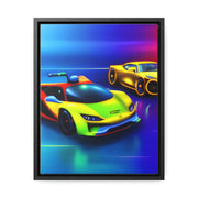 A Glimpse into the Future: Futuristic Sports Car Canvas Wrap, Modern Art, Abstract Art, Wall Art CE Digital Gift Store