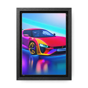 A Glimpse into the Future: Futuristic Sports Car Canvas Wrap, Modern Art, Abstract Art, Wall Art CE Digital Gift Store