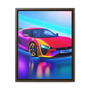 A Glimpse into the Future: Futuristic Sports Car Canvas Wrap, Modern Art, Abstract Art, Wall Art CE Digital Gift Store