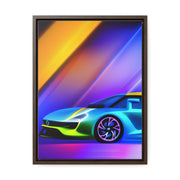 A Glimpse into the Future: Futuristic Sports Car Canvas Wrap, Modern Art, Abstract Art, Wall Art CE Digital Gift Store