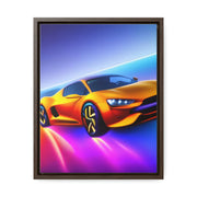 A Glimpse into the Future: Futuristic Sports Car Canvas Wrap, Modern Art, Abstract Art, Wall Art CE Digital Gift Store