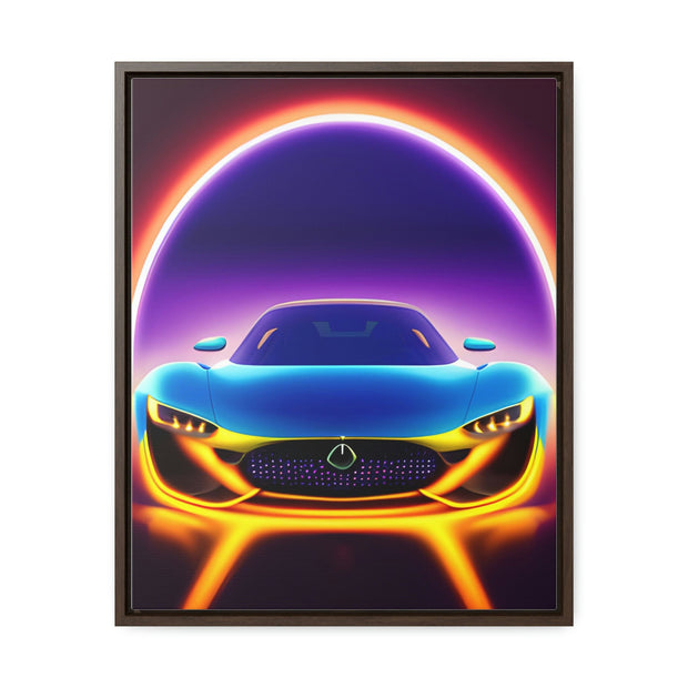 A Glimpse into the Future: Futuristic Sports Car Canvas Wrap, Modern Art, Abstract Art, Wall Art CE Digital Gift Store