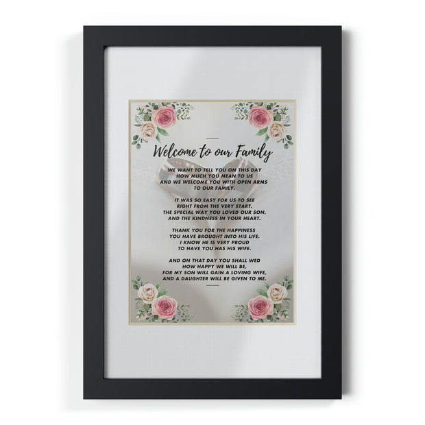 A Sentimental Poem for a Daughter in Law On Her Wedding Day, Wedding Day Gift, Wedding Day Poem CE Digital Gift Store