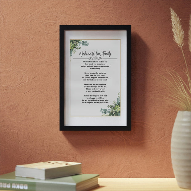 A Sentimental Poem for a Daughter in Law On Her Wedding Day, Daughter In Law gift, Wedding Day Gift, Gift for Her CE Digital Gift Store