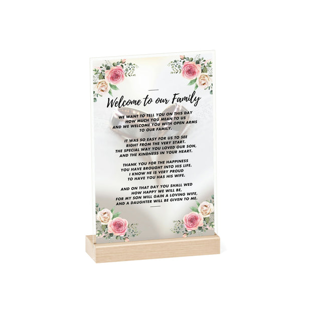 Welcome to Our Family : A Sentimental Poem for a Wedding Day, Gift for couple, Gift for Wedding, Wedding Day Gift CE Digital Gift Store