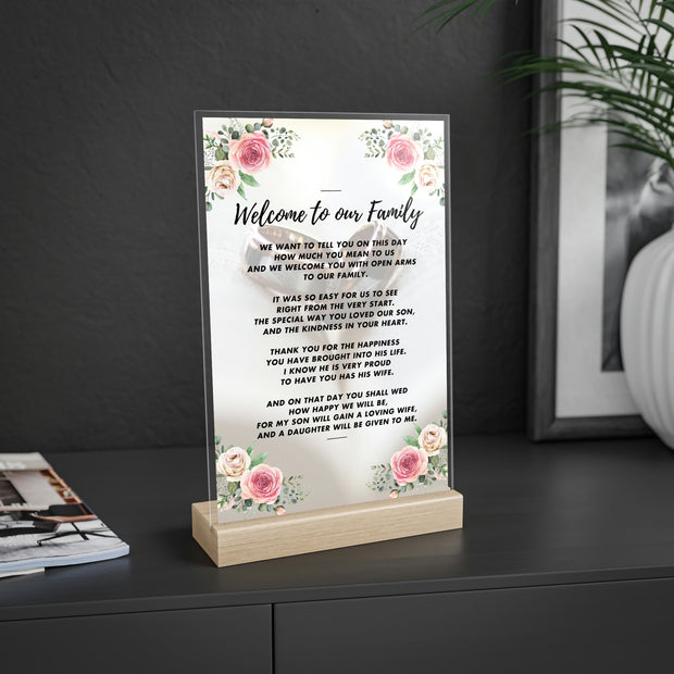 Welcome to Our Family : A Sentimental Poem for a Wedding Day, Gift for couple, Gift for Wedding, Wedding Day Gift CE Digital Gift Store