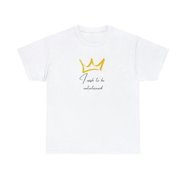 Quote I wish to be entertained Tee Inspired by Queen Charlotte. Bridgeton T-shirt CE Digital Gift Store