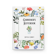 Gardeners Personalized Notebook, Hardcover Journal Matte, Personal Journal, 2023 Notebook, A5 Notebook Hardback Lined Premium Quality CE Digital Gift Store