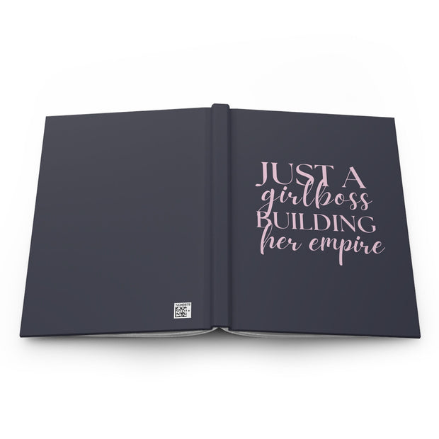 Girl Boss Notebook, Hardcover Journal Matte, Personal Journal, 2023 Notebook, A5 Notebook Hardback Lined Premium Quality CE Digital Gift Store