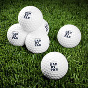 Worlds Best Dad by Par Golf Balls, 6pcs, Father's Day Gift , Birthday Gift for Dad, Custom Golf Balls, Personalized Golf Balls CE Digital Gift Store