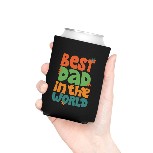 Father's Day Gift Idea, Best Dad In The World Can Cooler,Gifts for Dad, Fathers Day Gift, Gift for Dad, Custom Gift for him, Gift Can Cooler CE Digital Gift Store