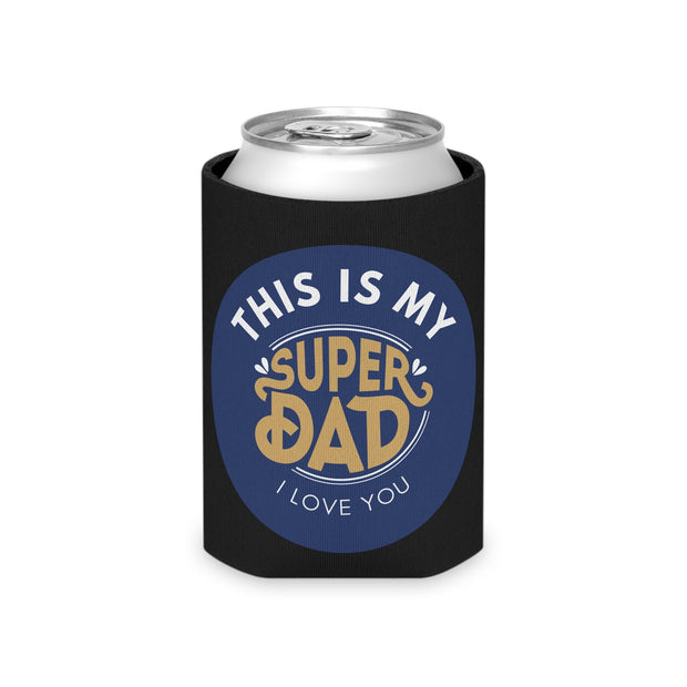 Father's Day Gift Idea, Super Dad Can Cooler, Gifts for Dad, Fathers Day Gift, Gift for Dad, Custom Gift for him, Gift Can Cooler CE Digital Gift Store