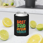 Father's Day Gift Idea, Best Dad In The World Can Cooler,Gifts for Dad, Fathers Day Gift, Gift for Dad, Custom Gift for him, Gift Can Cooler CE Digital Gift Store