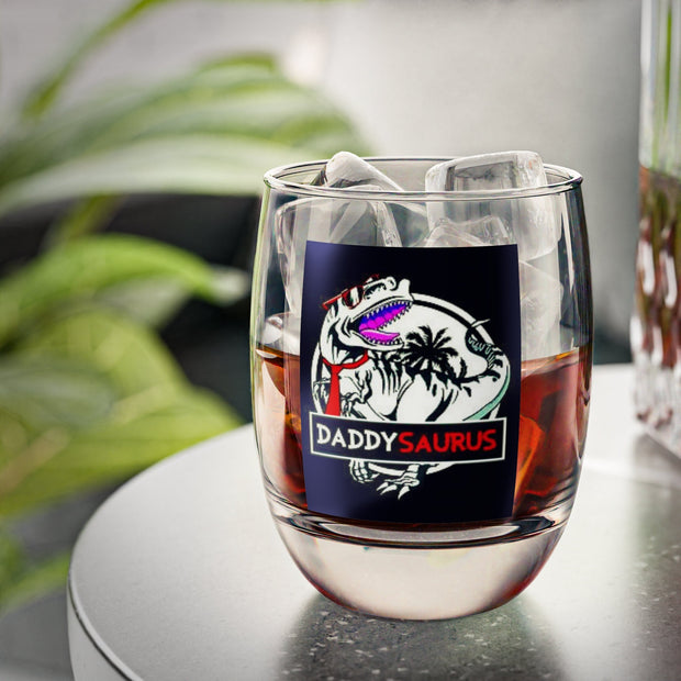 Daddy Saurus Father's Day Gift Idea, Gift for Dad, Gifts for father, Daddy Gift, Gift idea for Dad, Custom Gift for him, Whiskey Glass CE Digital Gift Store