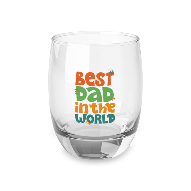 Best Dad in the World Father's Day Gift Idea, Gift for Dad, Gifts for father, Daddy Gift, Gift idea for Dad, Gift for him, Whiskey Glass CE Digital Gift Store