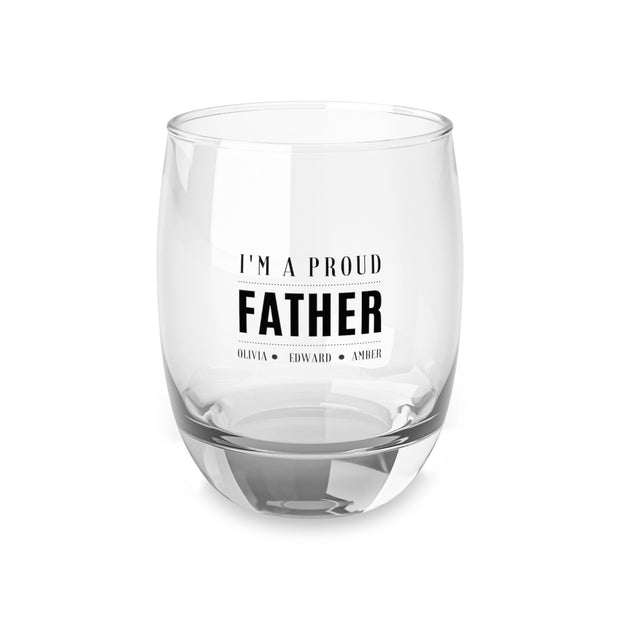 Personalized Custom Father's Day Gift Idea, Gift for Dad, Gifts for father, Daddy Gift, Gift idea for Dad, Gift for him, Whiskey Glass CE Digital Gift Store