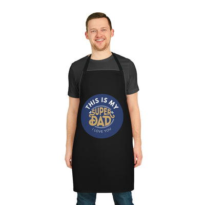 Super Dad, Personalized men's Kitchen Apron - Perfect Father's Day Gift!' Gifts for him, Daddy Gift, Birthday Gift CE Digital Gift Store