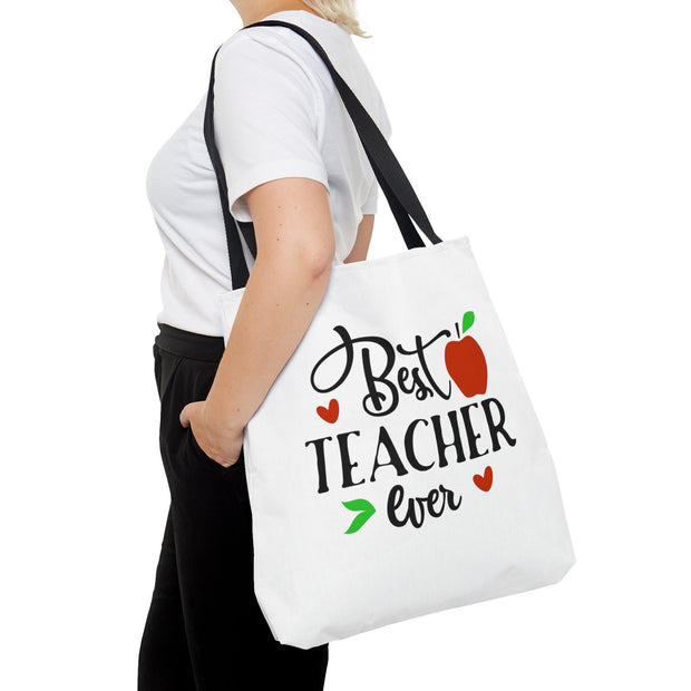 Best Teacher Ever Tote Bag Personalized, Teacher Gifts, Teacher Bag with Name, Teacher Appreciation Gift, Bulk Teacher Gifts CE Digital Gift Store