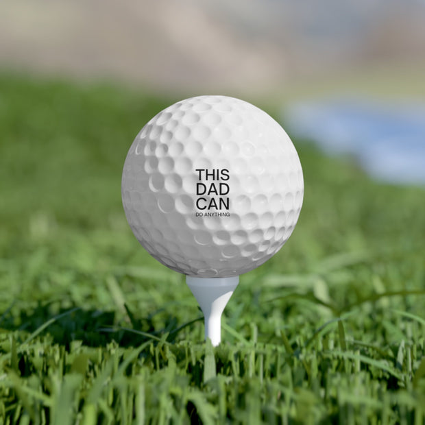 This Dad Can do anything Golf Balls, 6pcs, Father's Day Gift , Birthday Gift for Dad, Custom Golf Balls CE Digital Gift Store