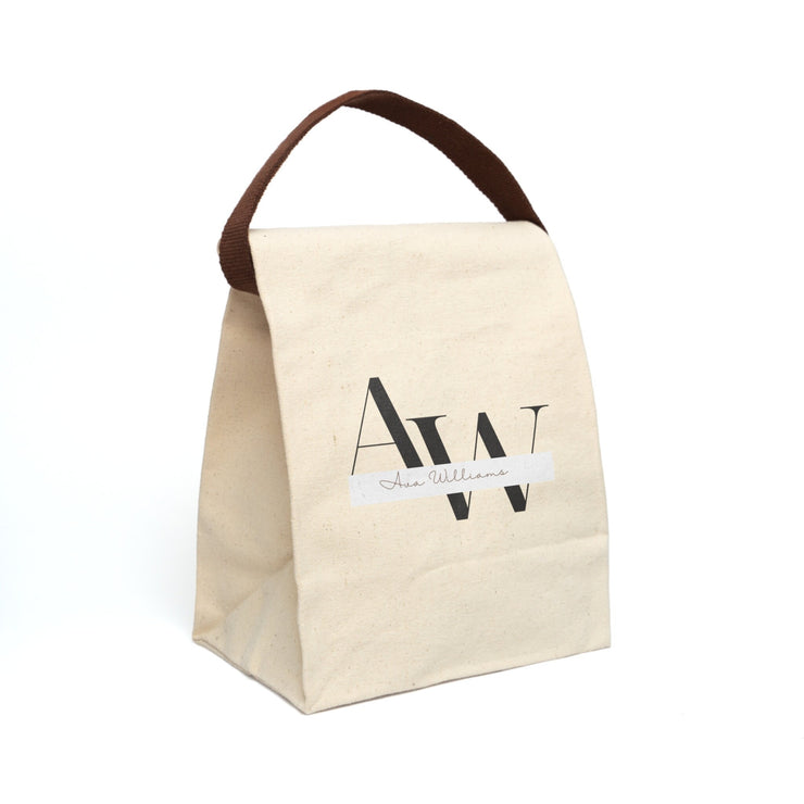 Lunch Bag, Personalization, Paper Bag Design, Canvas Lunch Box, Large Capacity, School, Travel, Camp CE Digital Gift Store
