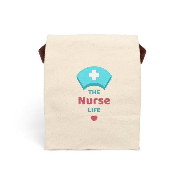 Nurse Life Lunch Bag, Personalization, Paper Bag Design, Canvas Lunch Box, Gift for nurse, Nurse practitioner gifts CE Digital Gift Store