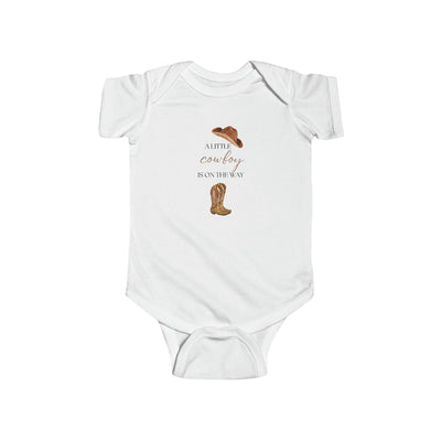 Little Cowboy Baby Bodysuit, Cute Country Shirts, Cowgirl Shirt, Western, Baby clothing, Pregnancy announcement CE Digital Gift Store