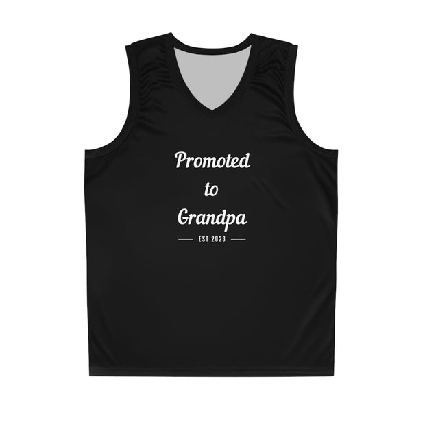 Funny 1st Time GrandPa EST 2023 BasketBall Jersey, New First Grandfather, Fathers Day for grandpa, Gift for him, First Time grandpa CE Digital Gift Store